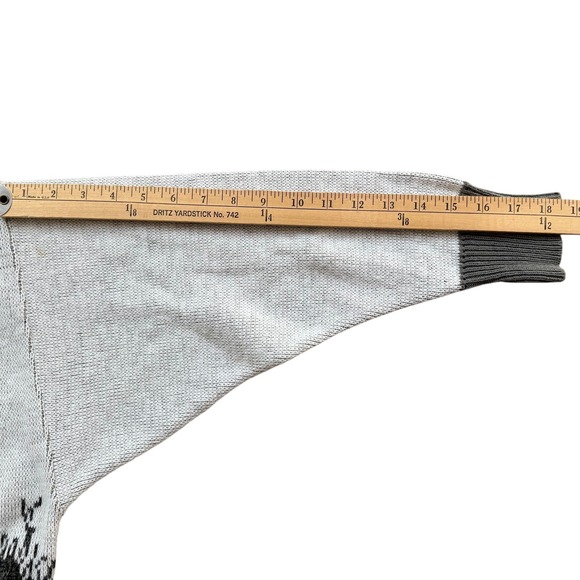 Carole Little for St Tropez Wear Women's Large Mock Neck Taxi Scene Knit Sweater - Picture 8 of 10